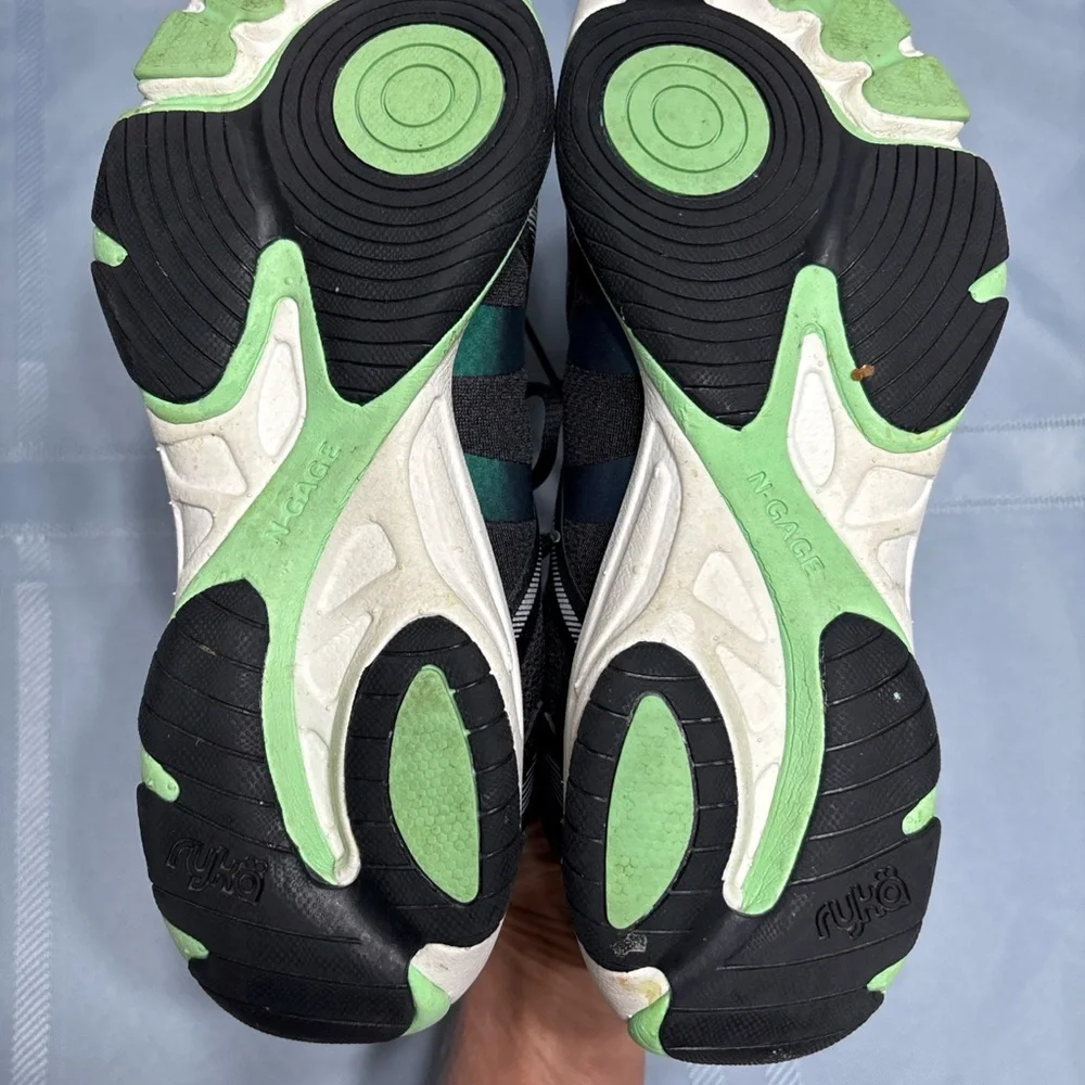 Ryka Influence Black and Lime Green Athletic Sneakers-Size 6.5 - Picture 6 of 6